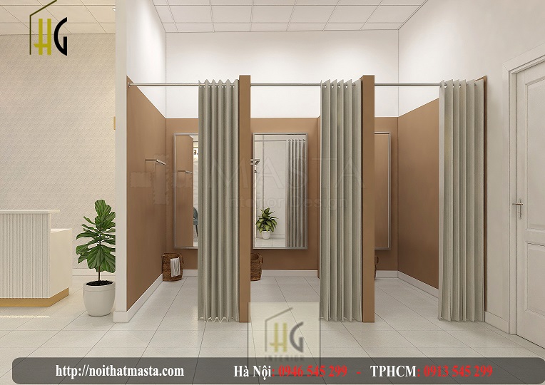 Thiết kế nội thất shop thời trang - chị yến - bình dương
